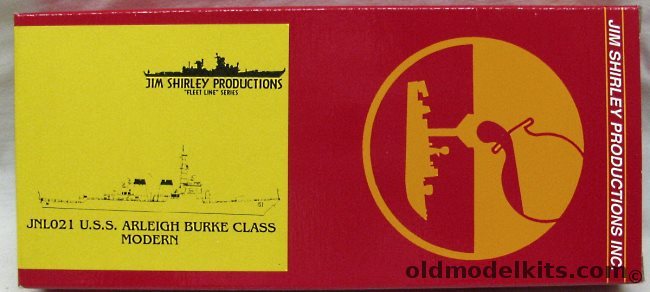 Jim Shirley Productions 1/700 USS Arleigh Burke Class Modern, JNL021 plastic model kit